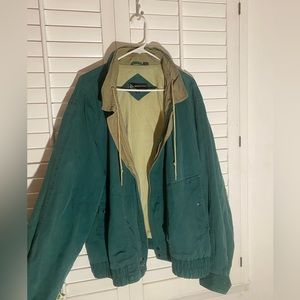 vintage members only green jacket